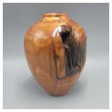 6' Bill Koch Signed Juniper Vase