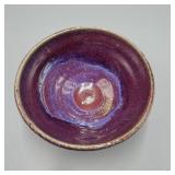 6" Signed Footed Pottery Bowl