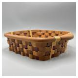 Signed/ Numbered Handmade Wood Basket