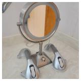 Conair Lighted Mirror w/ Grab Bars