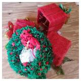 Christmas Wreath and Presents Decoration