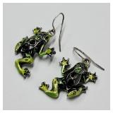 Whimsical Frog Earrings