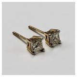 14k Gold & Diamond Studs