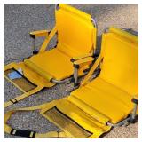 Yellow Folding Stadium Seats