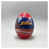 Spider-Man Egg w/ 40 Tattoos