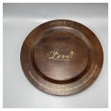 Religious Wood Plate