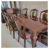 A.R.T Old World Dining Table w/ 8 Chairs