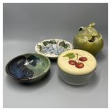 Lot of Pottery Items, 1 Piece Damaged