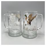 2 Old Style Collector Series II Beer Mugs