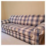 Plaid Sleeper Sofa