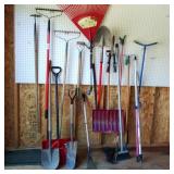 Lot of Lawn and Garden Care Tools