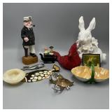 Collectible Lot, Biat Captain, Bird, Fish, Rabbit