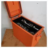 Orange Toolbox w/ Tools