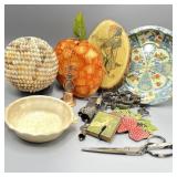 Collectibles Metal, Pottery, Cloth