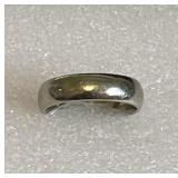 Mens 14kt White Gold Ring