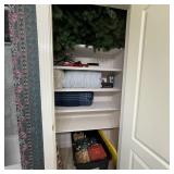 Contents of Closet w/ Christmas