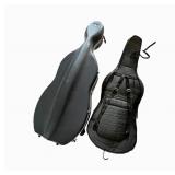 CrossRock Cello Case on Wheels & Soft Case