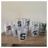 Lot of Tervis Tumblers Michigan State