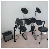 Alesis DM7X Electric Drum Set w/ Donner DEA-1 Amp