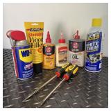 WD 40, Wood Filler, 3 in 1 Oil