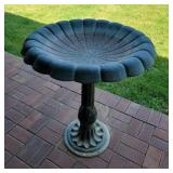 Cast Birdbath