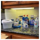 Lot of Cleaning w/ Personal Care Items