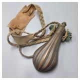 Vintage Copper Powder Flask Vintage Copper Powder Flask