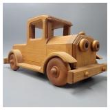 Signed Ol' Tyme Toys Oak Truck Signed Ol' Tyme Toys Oak Truck