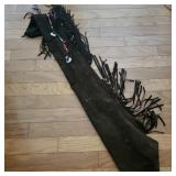 Fringed Leather Rifle Sleeve Fringed Leather Rifle Sleeve