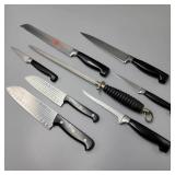 Lot of J. A. Henkels German Made Kitchen Knives Lot of J. A. Henkels German Made Kitchen Knives