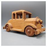 Signed Ol' Tyme Toys Oak Car Signed Ol' Tyme Toys Oak Car
