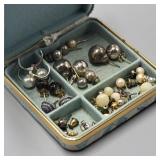 Vintage Small Chest of Vintage Earrings