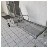 Wrought Iron Patio Lounger