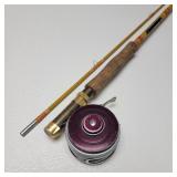 Vintage South Bend Fly Reel w/ Olympic 2180 Rod Vintage South Bend Fly Reel w/ Olympic 2180 Rod