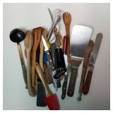 Lot of Vintage Kitchen Utensils