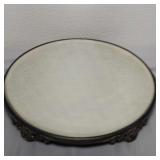 Silver Plate Mirror Dish Silver Plate Mirror Dish