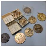 Lot of Vintage Medals & Commemorative Tokens