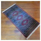 Vintage 24" x 46" Belgian Wool Rug