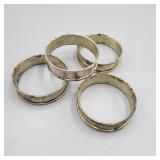 Four Alvin Sterling Napking Rings (45.3g) Four Alvin Sterling Napking Rings (45.3g)
