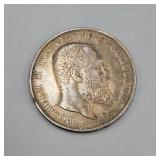 1913 Deutsches / German 5 Mark Coin 1913 Deutsches / German 5 Mark Coin