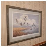 Maynard Reece for Remington Signed Geese Art Maynard Reece for Remington Signed Geese Art