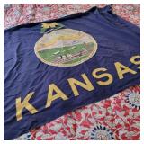 Vintage Kansas Flag