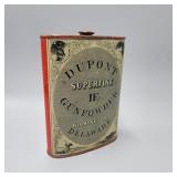 Antique Dupont Gunpowder Tin