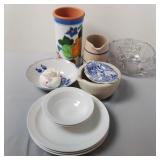 Lot of Misc. Ceramics w/ Vase