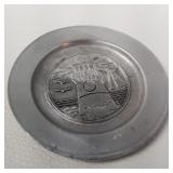 Vintage Pewter Saucer Vintage Pewter Saucer