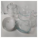 Lot of Vintage Bakeware w/ Covered Dish & Pyrex Lot of Vintage Bakeware w/ Covered Dish & Pyrex