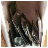 Cabinet of Metal Bakeware Cabinet of Metal Bakeware