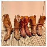 Lot of Decorative Cowboy Boots