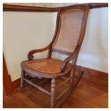 Vintage Caned Rocking Chair