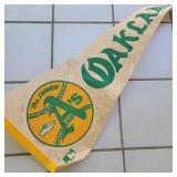 Signed The Swingin' A's Oakland Pennant Signed The Swingin' A's Oakland Pennant